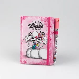 DID10014B.webp Carnet A6 Rose + Stylo Diddl