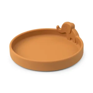 Peekaboo_Assiette_marron_done_by_deer2.jpgv1619617906 Assiette Peekaboo Elphee Moutarde en silicone