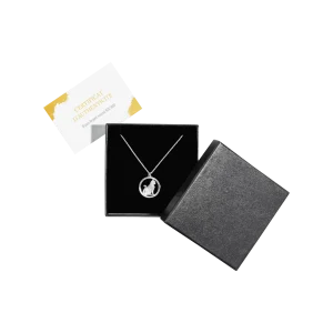 Pendentif chat en argent