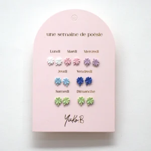 YB-500-232.webp Boucles d’oreilles Une semaine de poésie Chance 7P