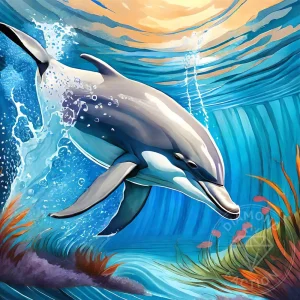 broderie-diamant-dauphin-qui-nage-318938.jpgv1702740099 Broderie Diamant - Dauphin qui nage