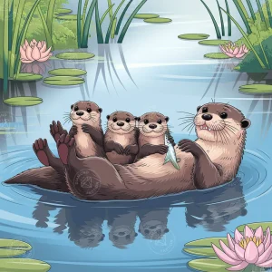 broderie-diamant-famille-loutre-423689.jpgv1731850294 Broderie Diamant - Famille Loutre