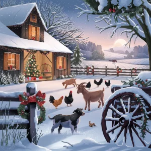broderie-diamant-matin-de-noel-a-la-ferme-670601.jpgv1732086737 Broderie Diamant - Matin de Noël à la Ferme