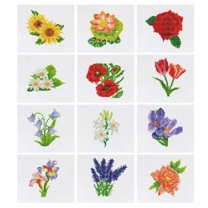Broderie Diamant Mini - Fleurs