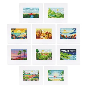 Broderie Diamant Mini - Paysages