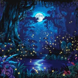 Broderie Diamant - Nuit enchantée