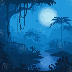 Broderie Diamant - Nuit Pixelisée