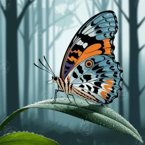 Broderie Diamant - Papillon Posé