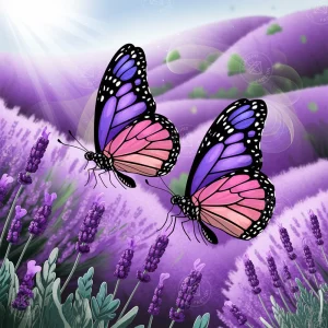 Broderie Diamant - Papillons Provence