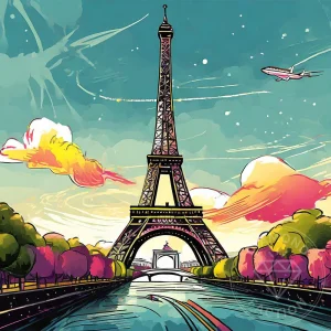 Broderie Diamant - Paris Tour Eiffel