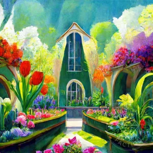 Broderie Diamant - Peinture de Fleurs