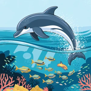 Broderie Diamant - Saut de Dauphin