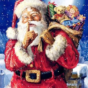 Broderie Diamant - Secret du Père Noël