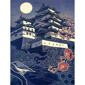 Broderie Diamant - Temple Chinois