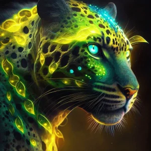 Broderie Diamant - Tigre Vert