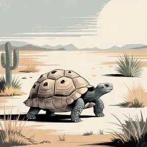 Broderie Diamant - Tortue Soleil