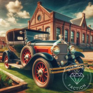 Broderie Diamant - Voiture ancienne