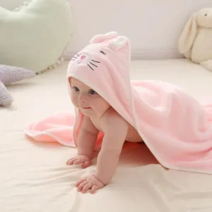 cape-de-bain-bebe-fille.jpgv1710123315 Cape de bain - Chaton Rose