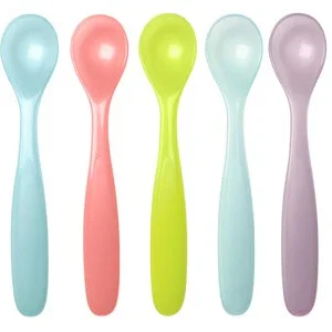 Lot de 5 cuillères souples bébé - Dès 6 mois