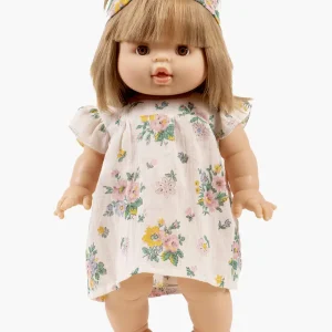 minikane-vetements-poupees-gordis-robe-ida-en-coton-printemps-rose-emile-ida_jpg.webpv1741888845 Robe Ida et son headband Printemps Emile et Ida pour poupée